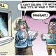 African-American women are said to be paid 64 cents , and Hispanic women only 54 cents, for every dollar paid to white, non-Hispanic men
Rob Rogers/Pittsburgh Post-Gazette